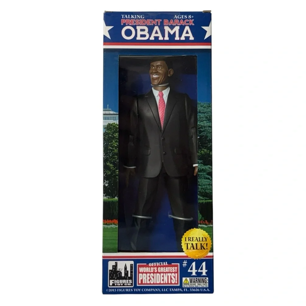 NIB 2013 World's Greatest Presidents Barack Obama 8” Talking Figure Limited Toy